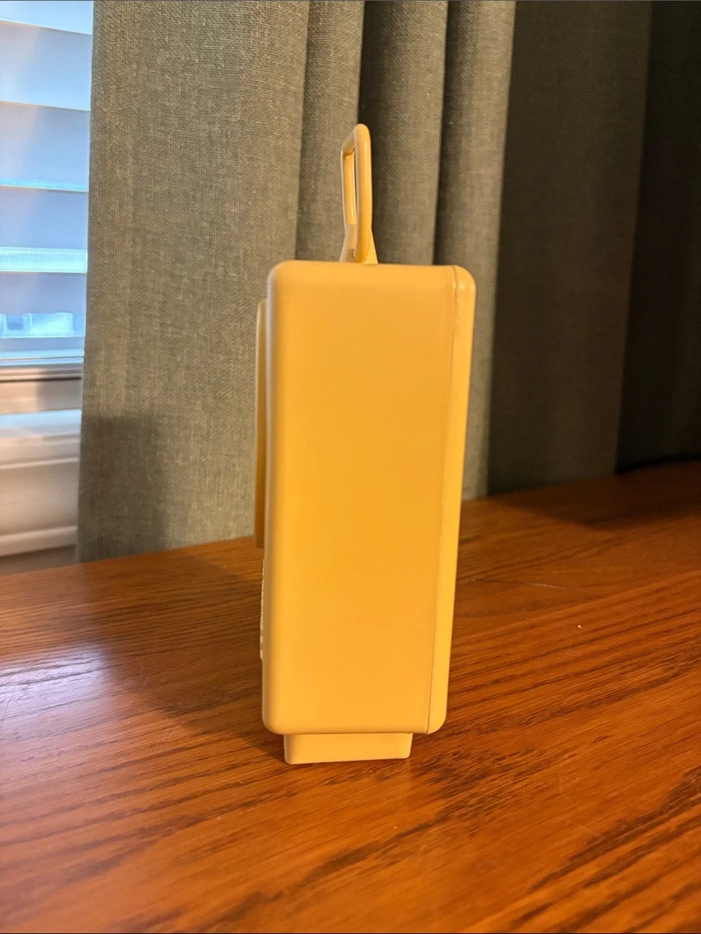Rise and Shine Yellow Tabletop Clock - Cheerful Yellow Accent
